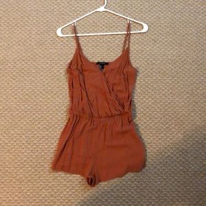 Dark orange romper